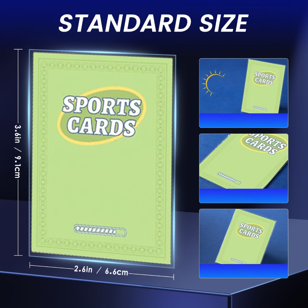 Penny Sleeves Trading Card Sleeves Bulk – Clear Soft Plastic Protector for Pokemon, Sports, Baseball, Football & Game Cards |