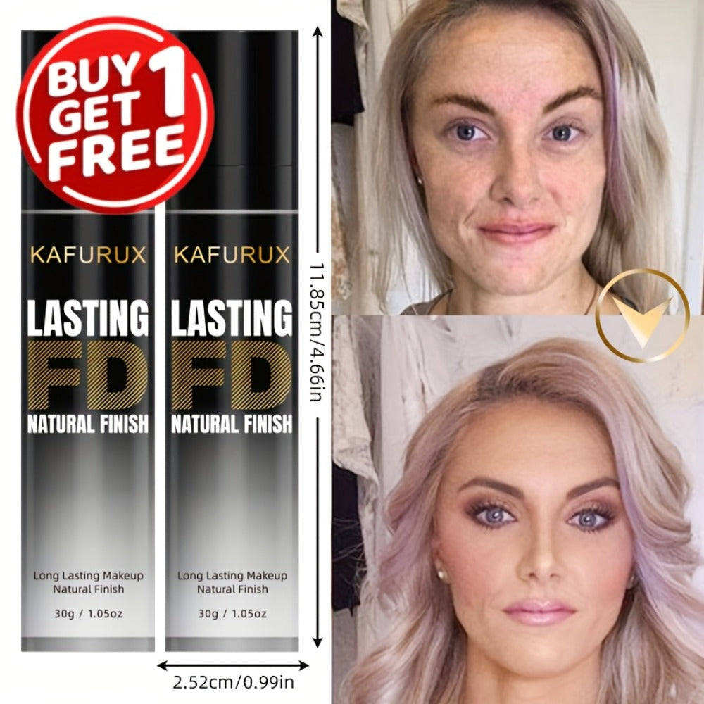 KAFURUX Liquid Foundation Two-Bottle Set with Pump Dispensers and Eight Matching Shade Pairs — image 6