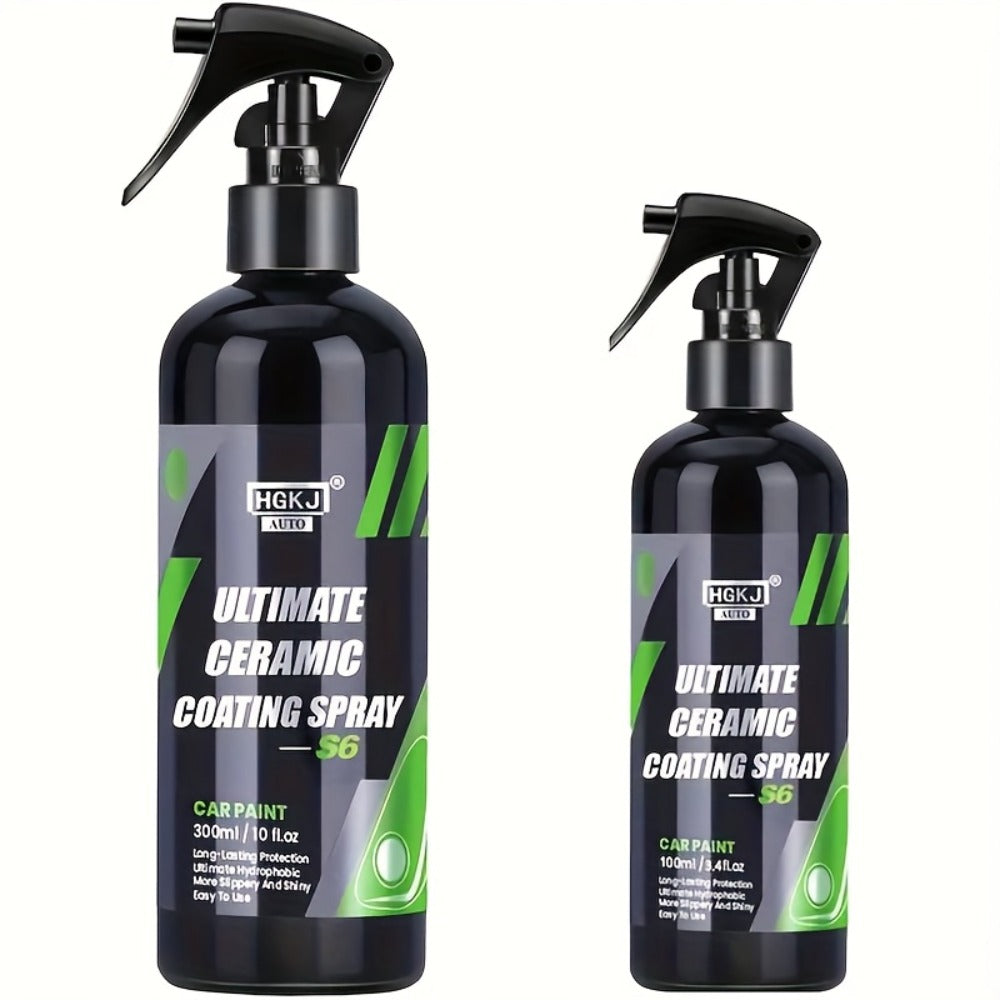 Car Ceramic Coating Spray by HGKJ with 100ml and 300ml Bottle Options for Exterior Paint Application — image 5