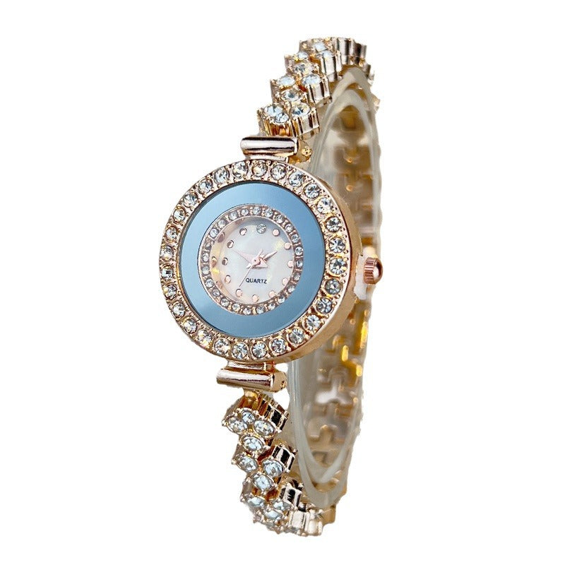 Diamond-encrusted GlaWatchss Rhinestone Women's Quartz