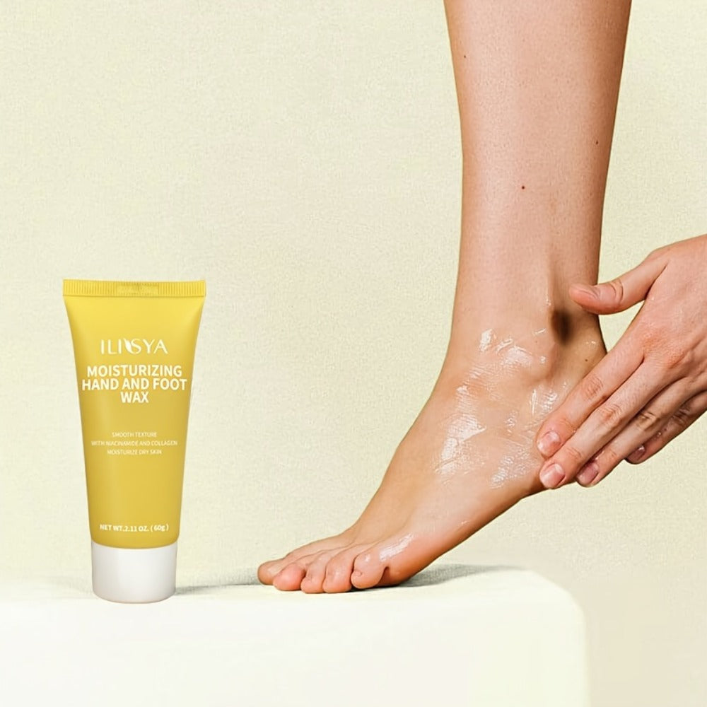 Foot Wax Moisturizing 3 Pack Niacinamide Deep Hydrating Foot Cream Mask Softening Cracked Heel Treatment – Vitamin B3 Dry Foo