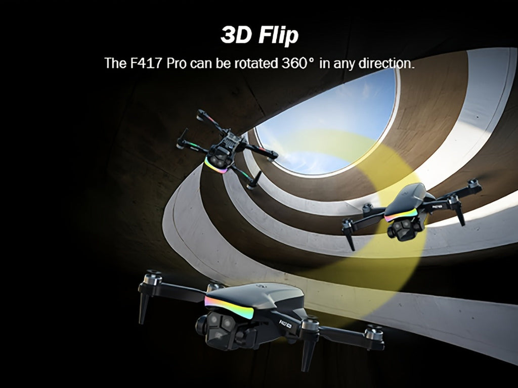 LCD Screen Drone Dual Cameras Brushless Motor Foldable RC Quadcopter with the Listed Color, Size or Set Options for Everyday 