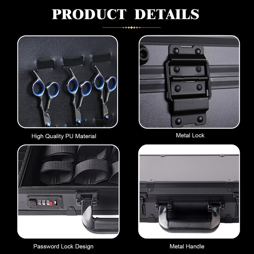 Barber Bag Travel Case for Hair Stylists and Barbers in a Portable Tool Carrying Design for Clippers and Scissors — image 10