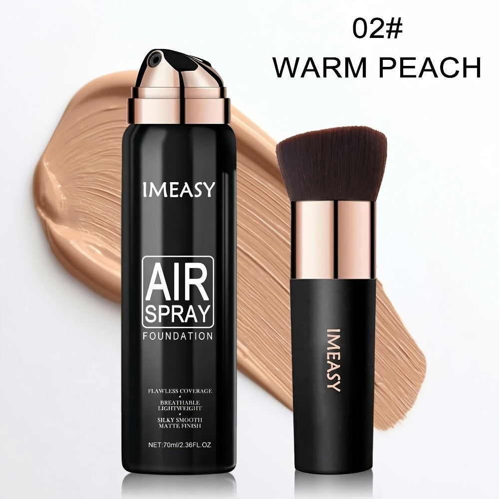 IMEASY 70ml Air-Spray Liquid Foundation and Flat-Top Brush Set in Shade Codes 01, 02 or 03 — image 5