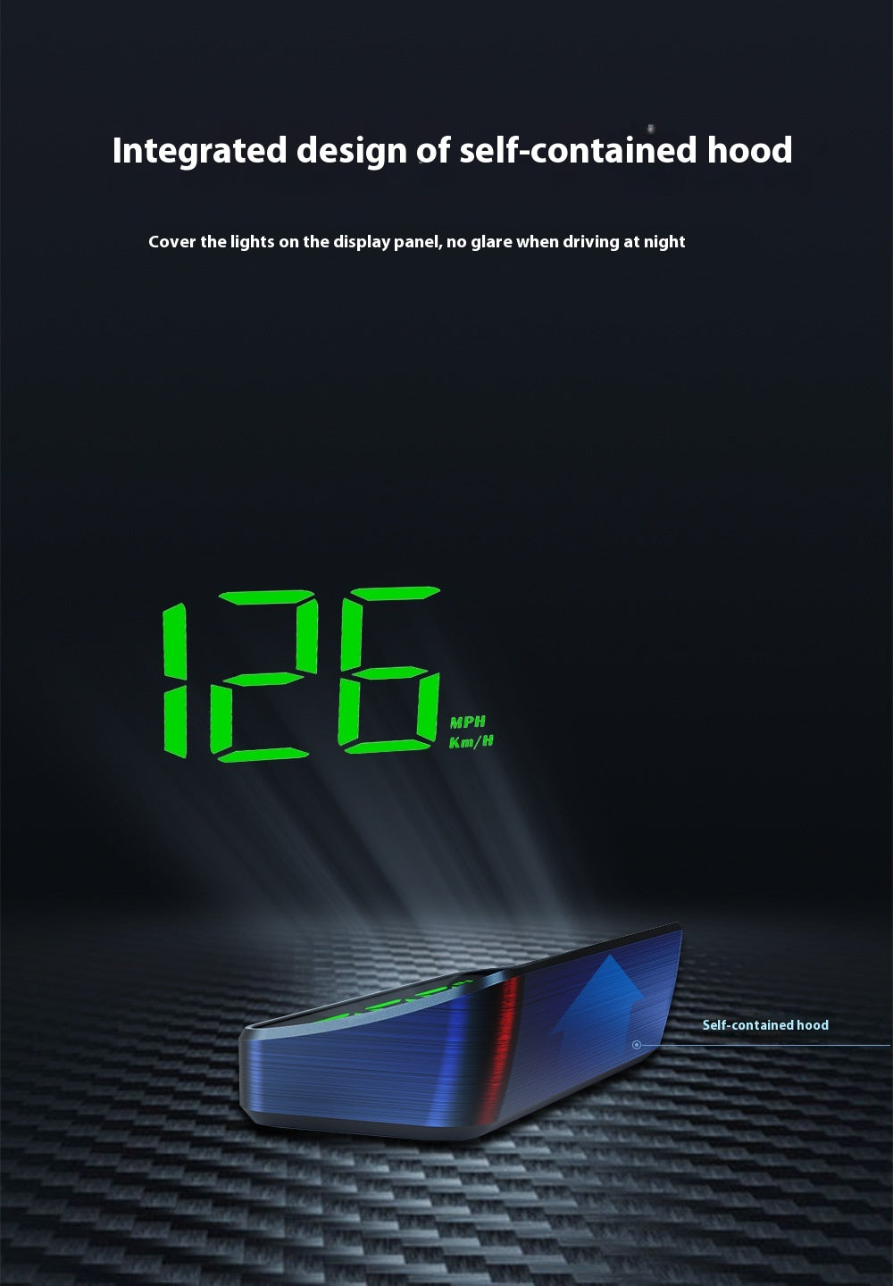New Universal Head-up Display Car GPS Velometer