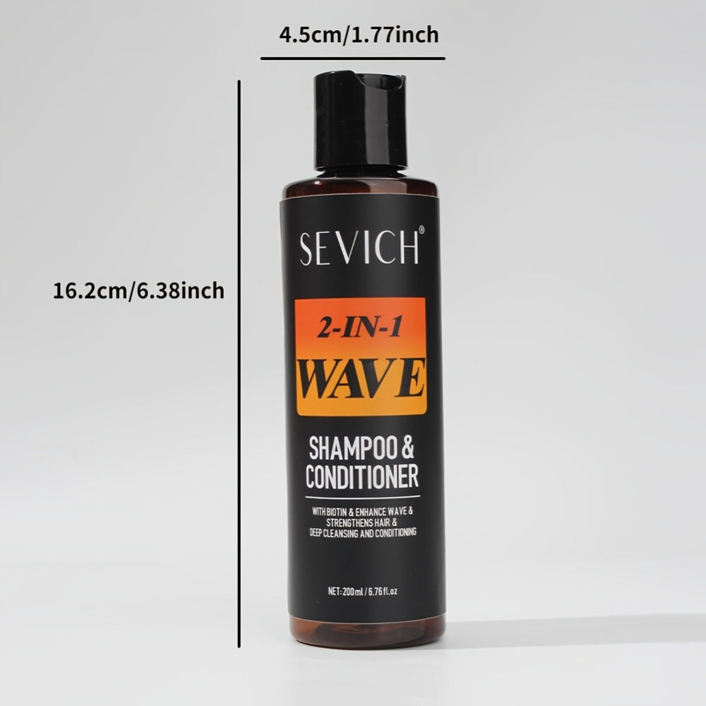 360 Wave Shampoo & Pomade for Men 2-in-1 with Biotin & Glycerin, Deep Cleansing Conditioning Formula — image 5
