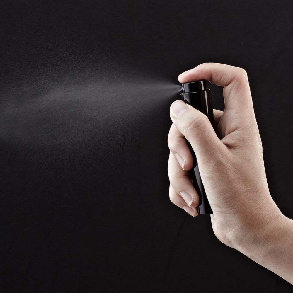 Perfume Atomizer in a Refillable 5 Pack of 8ml Aluminum and Glass Mini Cologne Sprayer Bottles for Travel — image 2
