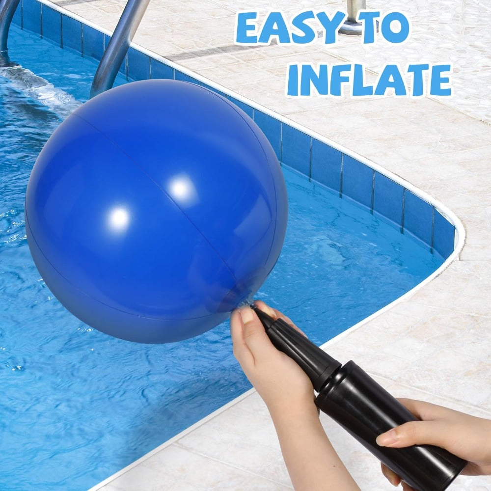 Floating Tic Tac Toe Pool Game Set for Family & Adults, Giant Inflatable Board with 10 Balls & Air Pump — image 4