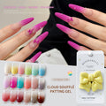 Gel Nail Polish Set with MORDDA Label, 18 Cloud Souffle Patting Colors in Autumn Winter Palette — image 13