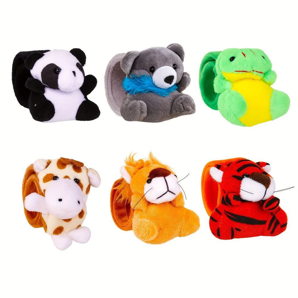 Plush Animal Slap Bracelet Assortments in 6-, 10-, 15- or 30-Piece Checkout Packs for Party Favors — image 15