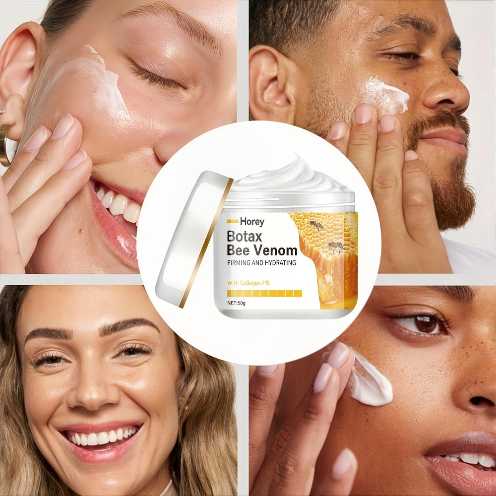 Face Cream Bee Venom 50g Formula with Hyaluronic Acid, Vitamin E and Lightweight Face and Neck Texture — image 8