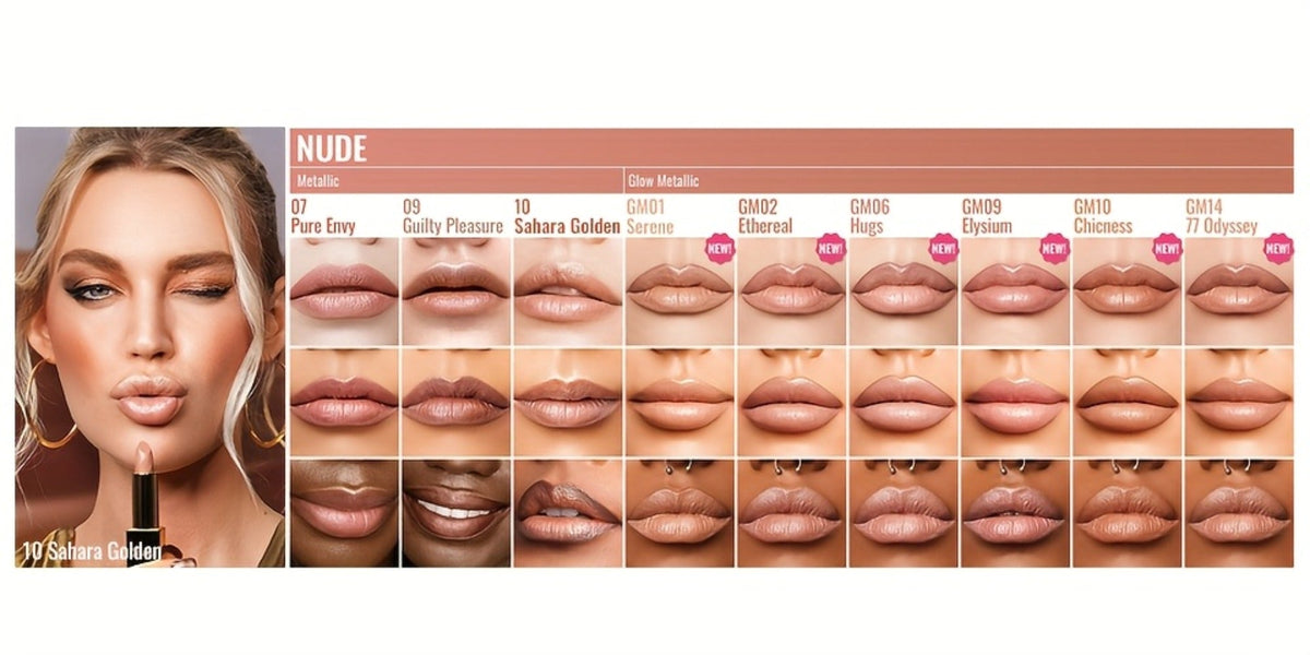Lipstick Set, Oulac 3-Piece Metallic Finish Collection with Set 4 or Set 5 Color Selections — image 16