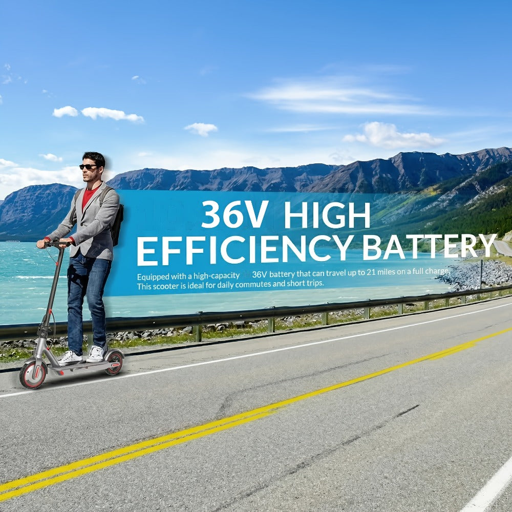 Electric Scooter for Adults 350W Motor 19 MPH 21-Mile Range Foldable with the Listed Color, Size or Set Options for Everyday 