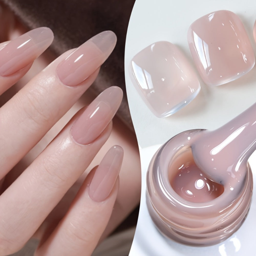 Gel Nail Polish in 10ml Nude Jelly with Skin-Tone Glass Finish and JN05, JN68, JN75 or JN76 — image 5