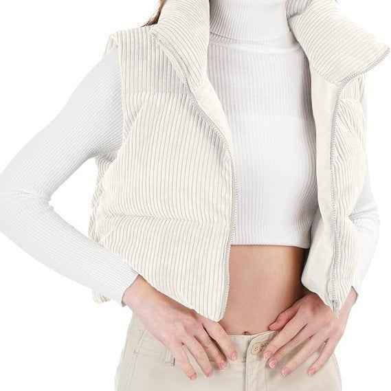 Vest Sleeveless Cotton Coat Jacket Women