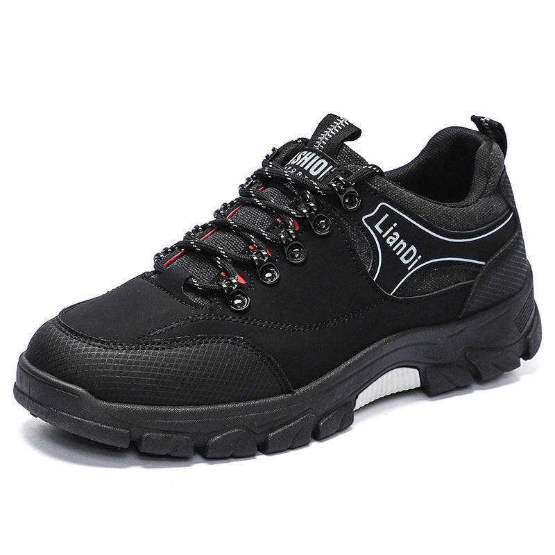 Mens Thick-Soled Outdoor Hiking Shoes