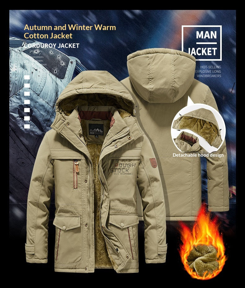 New Autumnwinter Mens Insulated Tactical Jacket