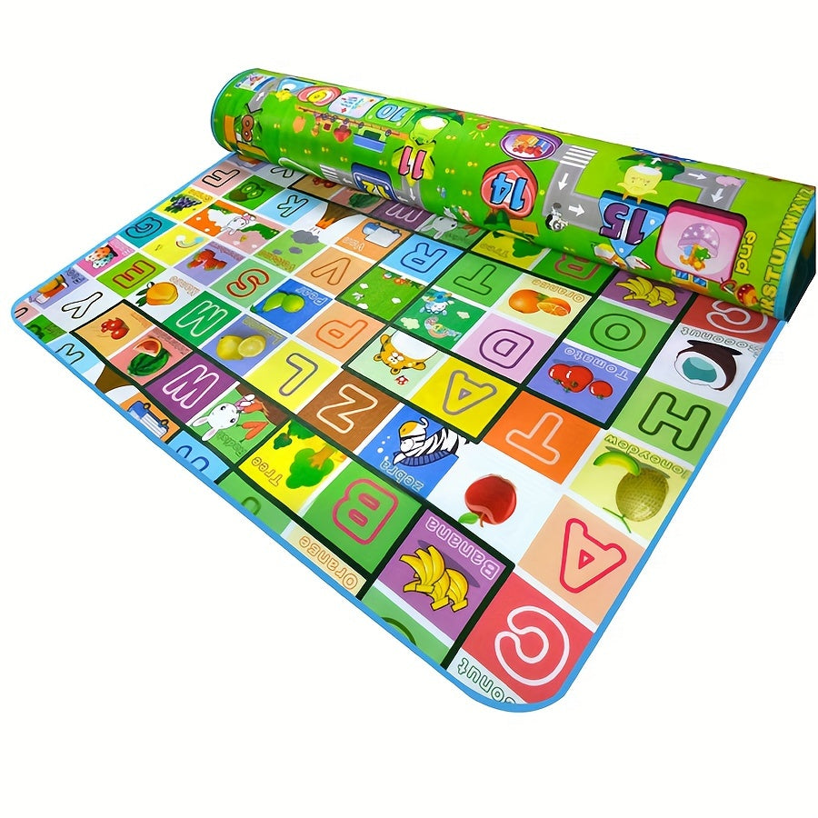 Double-Sided Foldable Foam Picnic Mat, 78 x 71 Inch Portable Beach Blanket with Five Printed Pattern Options — image 3