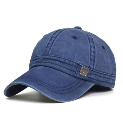 Washed Cotton Retro Soft-top Baseball Cap Trendy Brand