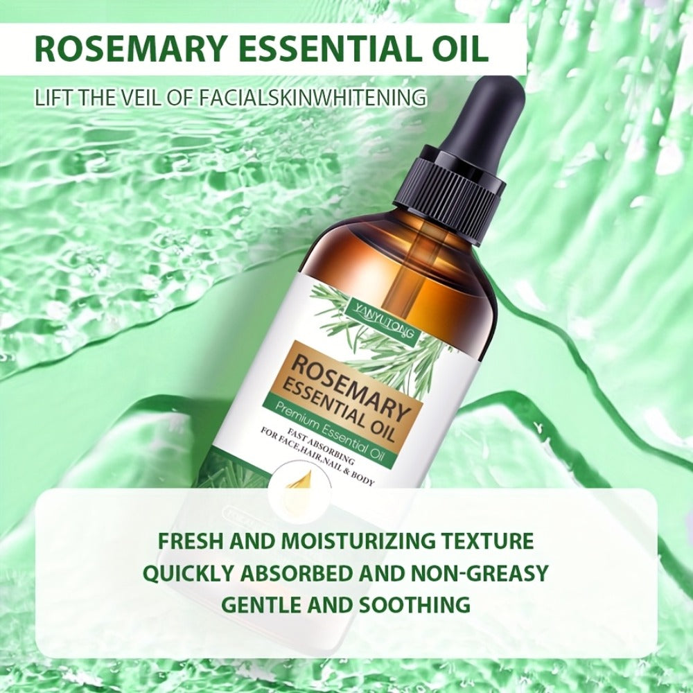 Essential Oil Rosemary External-Use Dropper Bottle with 1-Piece, 2-Piece or 1.01oz Available Options — image 12