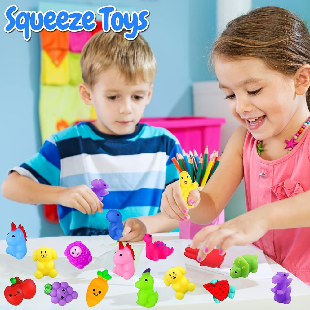 Mochi Squishies Bulk Pack 100 or 200 Pcs, Kawaii Mini Squeeze Toys for Kids Party Favors, Classroom Prizes — image 5