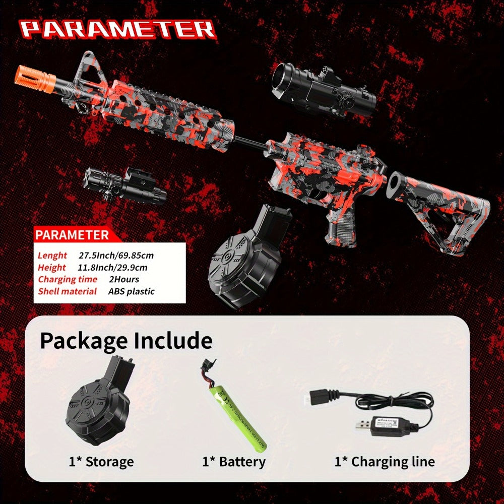 Large Drum Magazine Dual Mode Foam Blaster, Full Auto & Semi-Auto Outdoor Team Battle Toy Gun for Kids Boys Ages 8+ — image 5