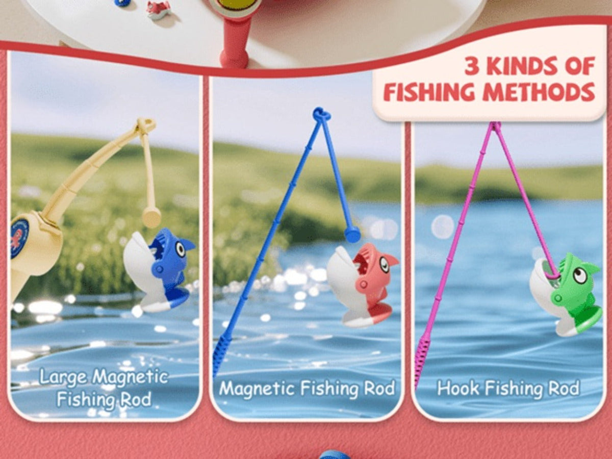 Magnetic Fishing Game for Kids 66 Pieces, Ocean Fishing Toy Set with Rods for Toddlers Ages 3 4 5 6 — image 20