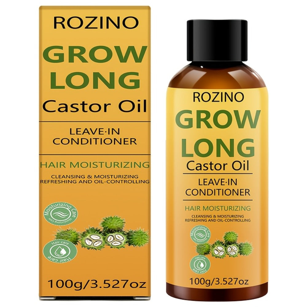 Deep Castor Oil Hair Conditioner 100ml Thickening Scalp Treatment for Bath Time, Home Spa and Personal Care — image 7
