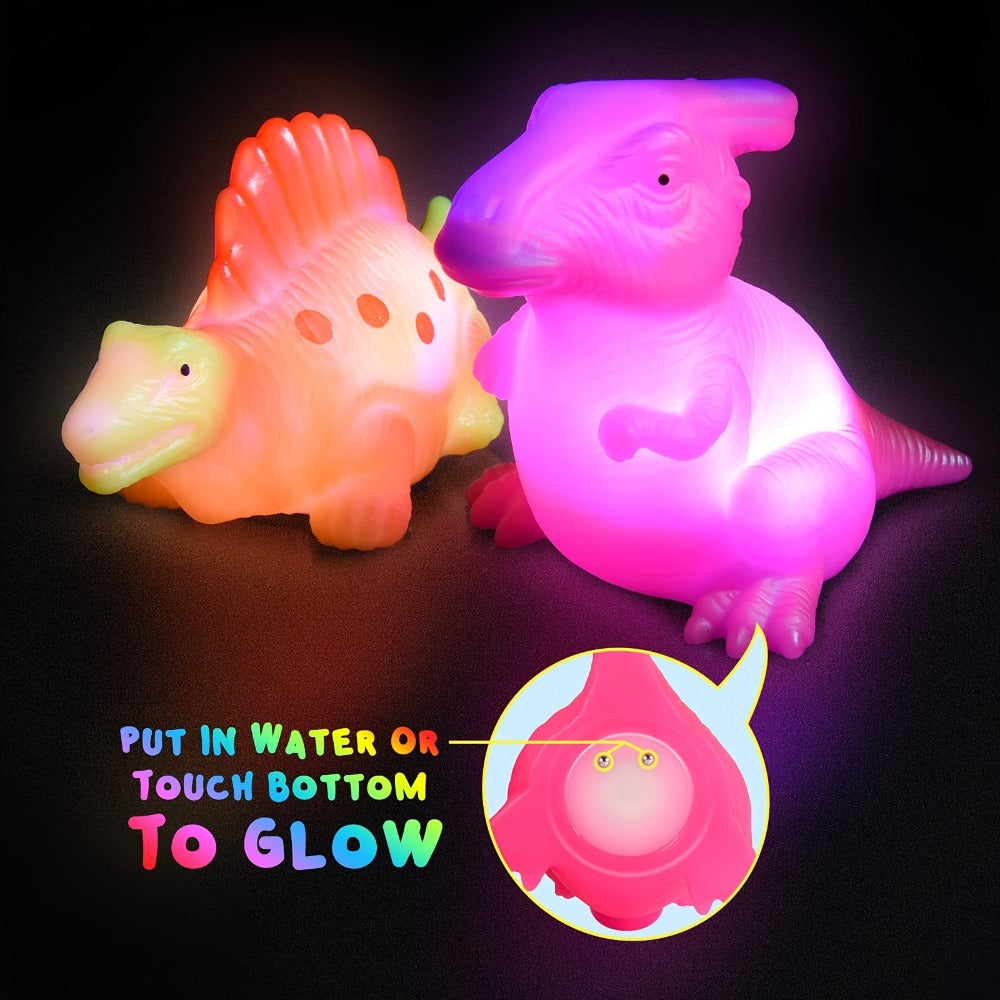 Water-Activated Light-Up Floating Bath Toy Sets in Animal, Marine and Colorful Assortments, 2 to 12 Pieces — image 8