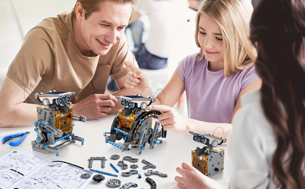 12-in-1 Solar Robot Kit for Kids Ages 8-13, Build Your Own Solar Powered Robot, STEM Engineering Building Toy — image 19