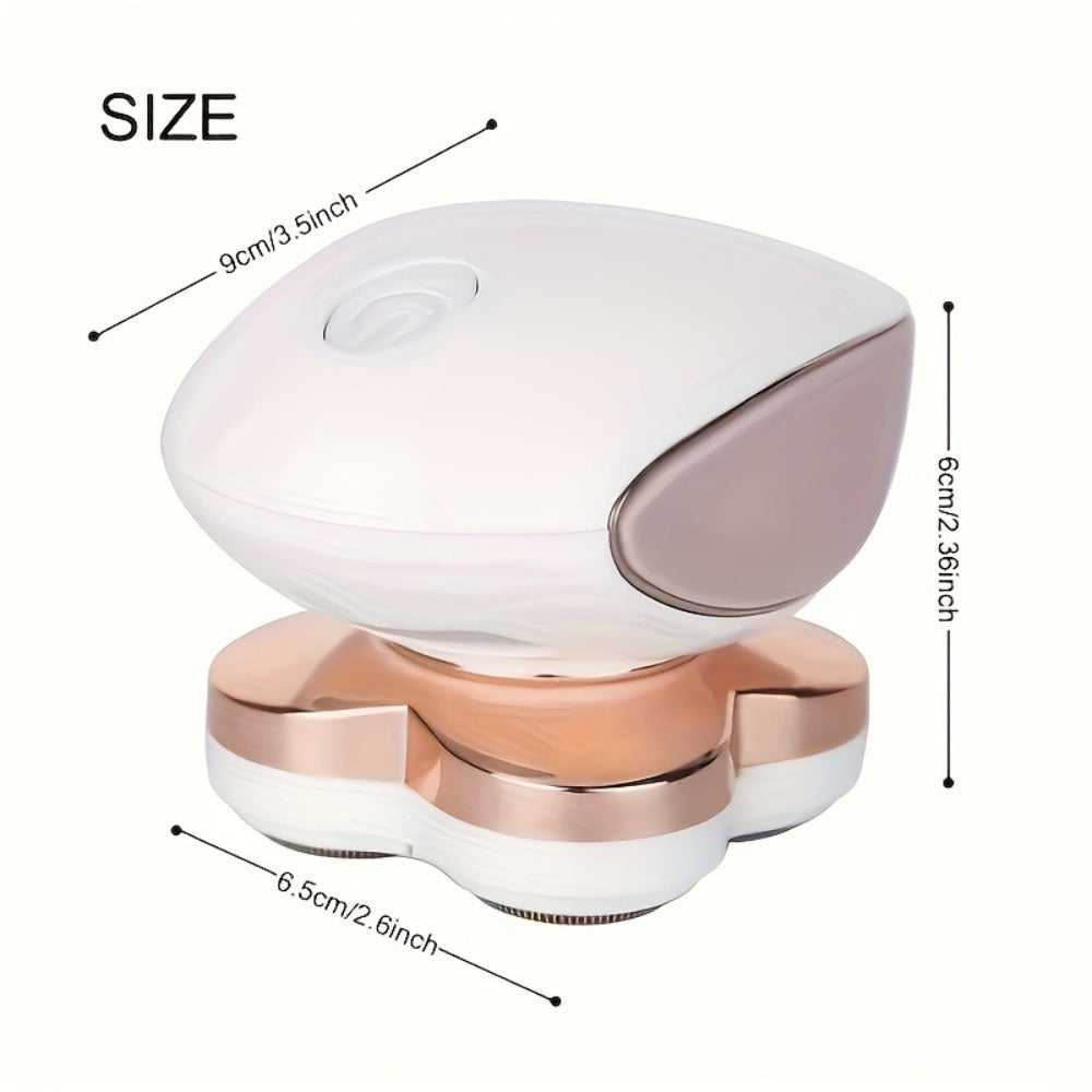 Electric Shaver for Women with Four Rotating Heads, USB Rechargeable Power and Wet/Dry Use for Listed Areas — image 4