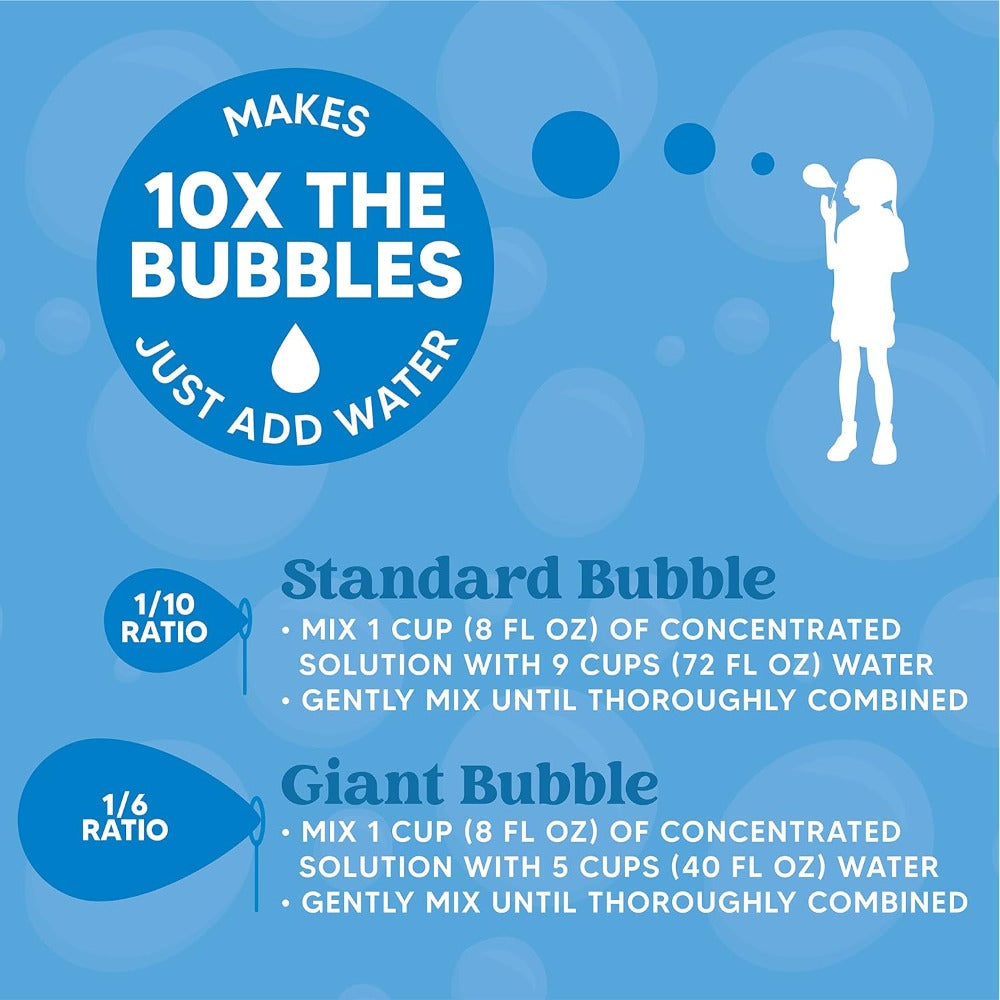 32oz Bubble Solution Refill Concentrate, Makes 2.5 Gallons, Compatible with Bubble Machines, Wands & Blowers — image 13