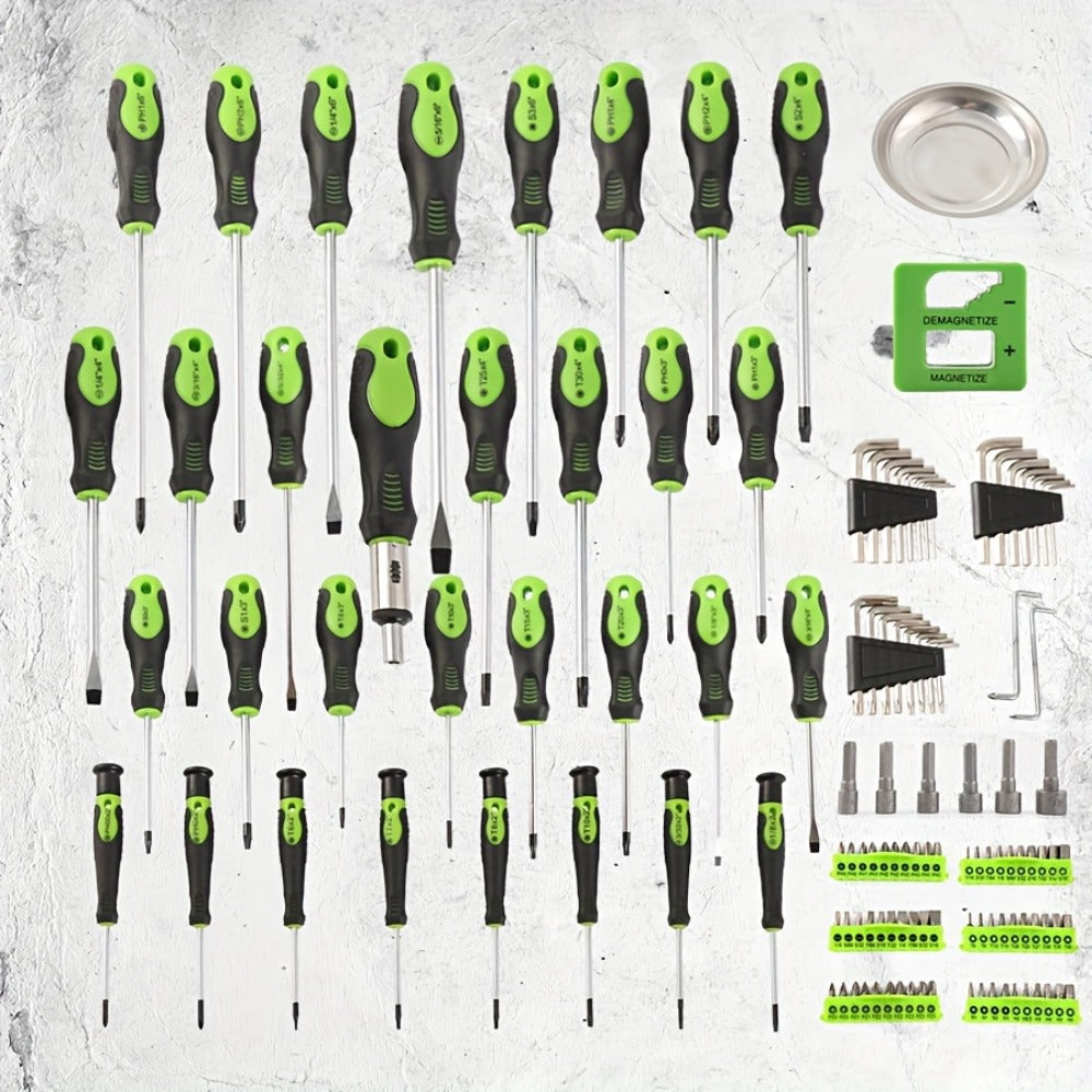Screwdriver and Bit Organizer Set with 100-, 118- or 126-Piece Color-Coded Rack Configurations — image 23
