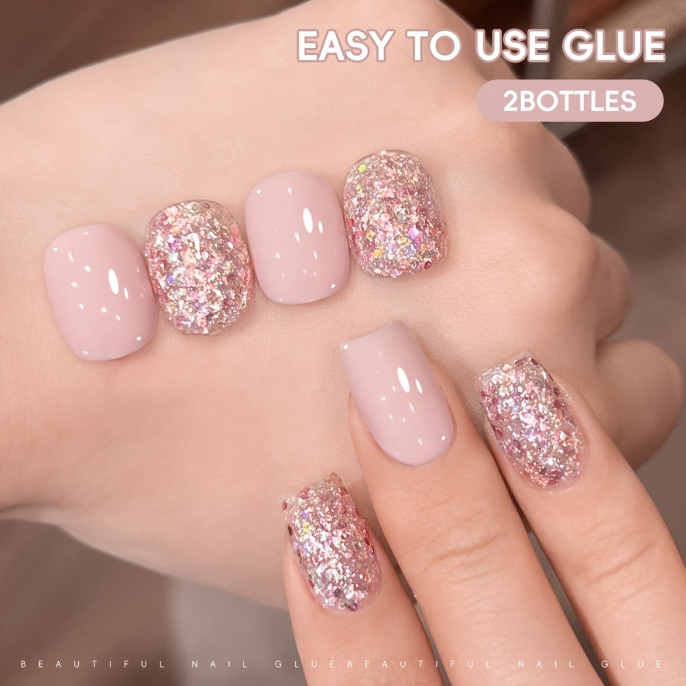 Gel Nail Polish 2-Piece 15ml Magnetic Glitter Set with Candy 03 and Shade 109 Frame Bottles — image 5