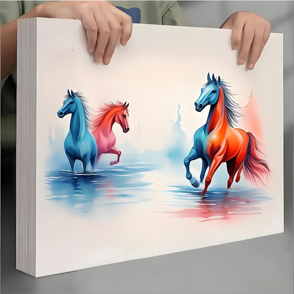Watercolor Paper 50 Sheets Artist Grade Cold Press for Watercolor Painting DIY Crafts Sketching Available in 11.8x8.2in and 1