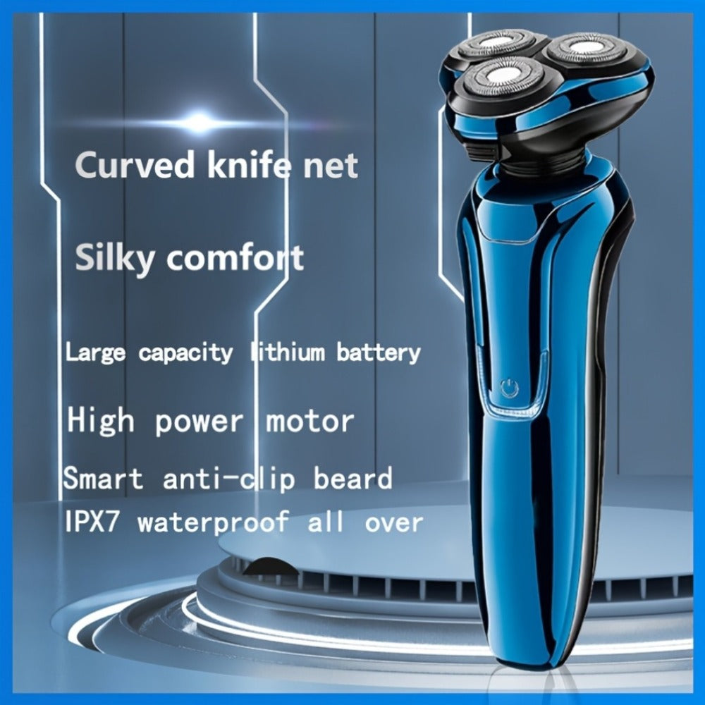 Electric Shaver 4D Floating Triple-Blade Razor with Wet/Dry Waterproof Use, LED Display and Type-C Charging — image 9