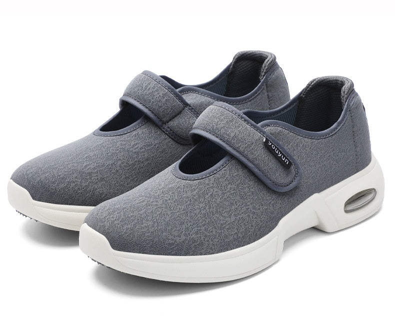 Walking Large-size Dad Widened Mom Mid- To Late-life Single-layer Shoes