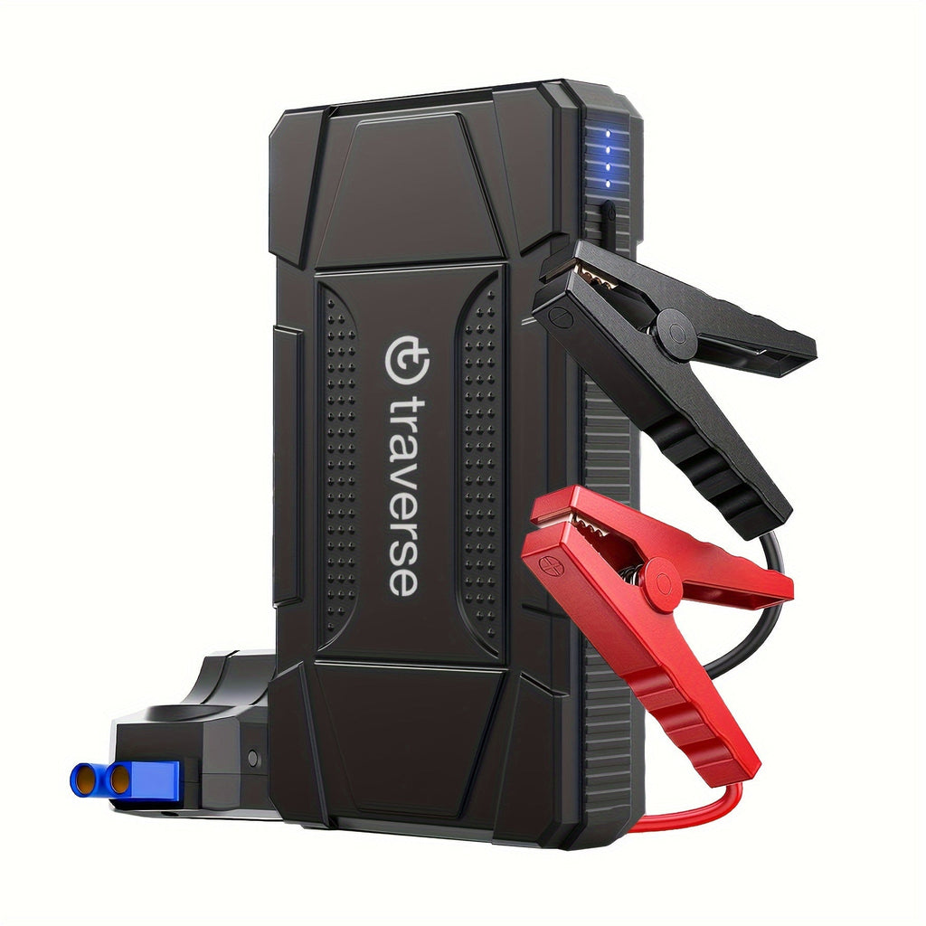 Compact Jump Starter Power Bank with Display, LED Controls, USB Outputs and Single or Two-Pack 1000A-Labeled Options — image 