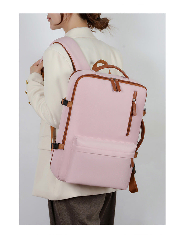 Business Travel Laptop Bag With Dual-Shoulder USB Charging Port