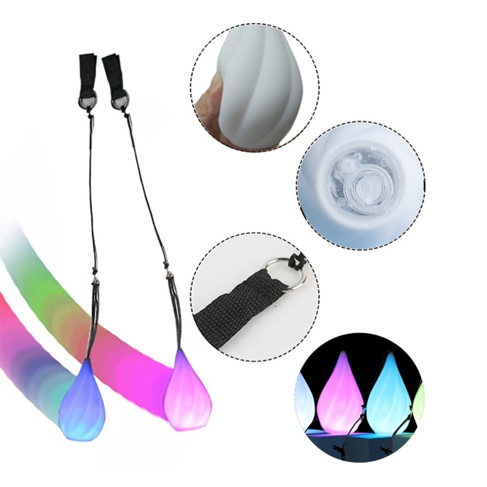 Glow Poi Balls LED Spinning Set 1 Pair with the Listed Color, Size or Set Options for Everyday Use — image 6