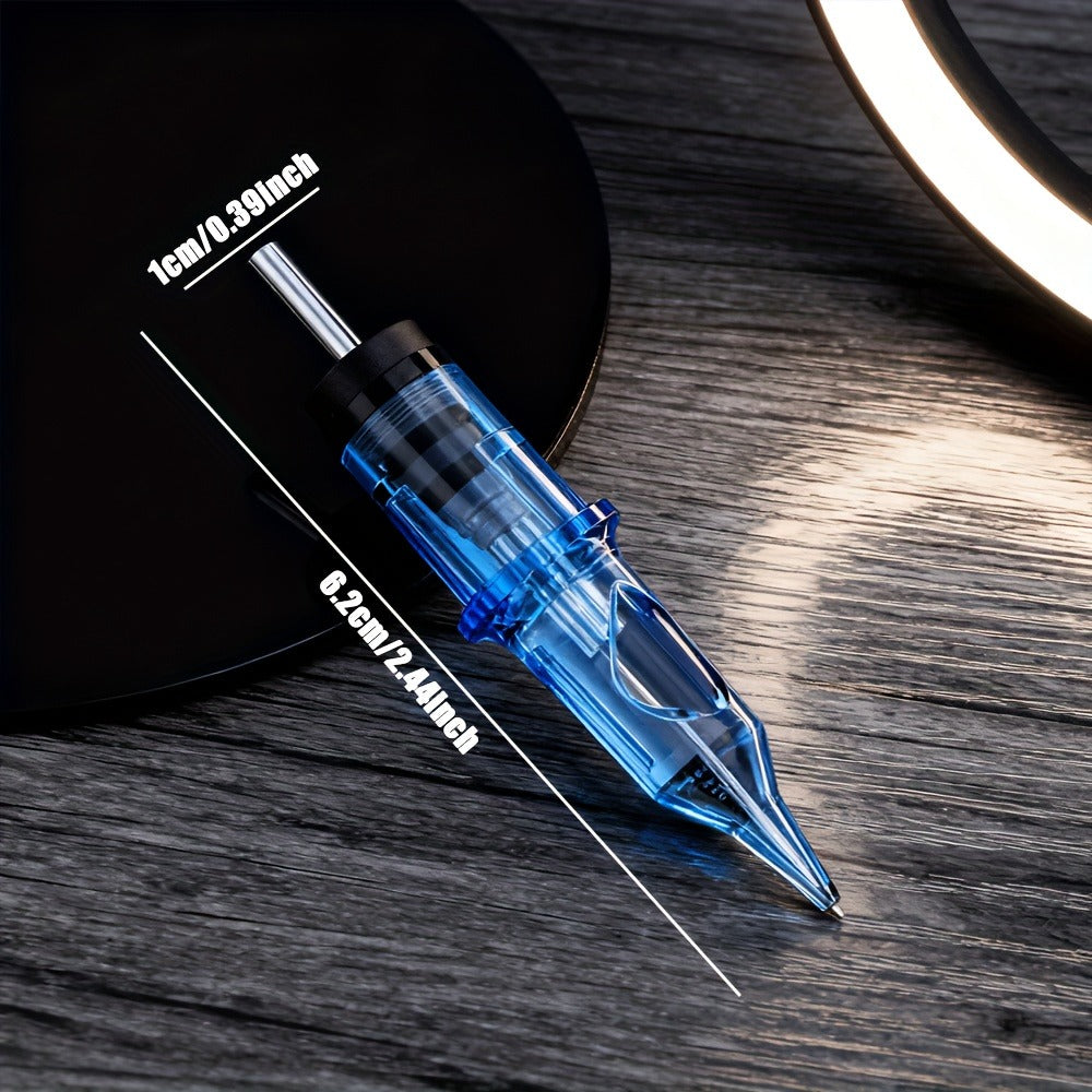 Tattoo Cartridge Needles with Blue Whale Label, 50-Piece Round Liner Pack Across 5 RL Models — image 4
