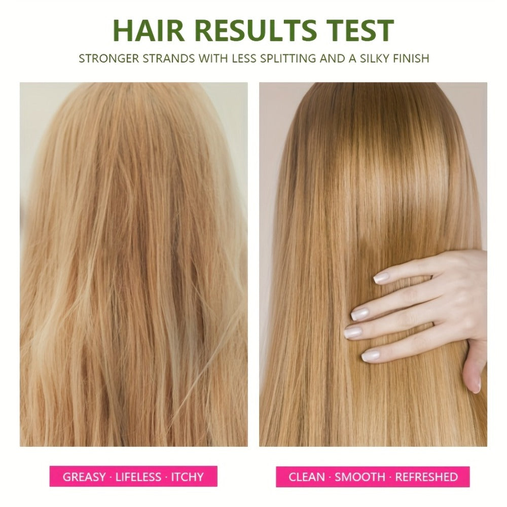 Three-Piece Rosemary Mint Hair Care Set with 3.38 oz Pump Shampoo, Conditioner and Oil Formats — image 6