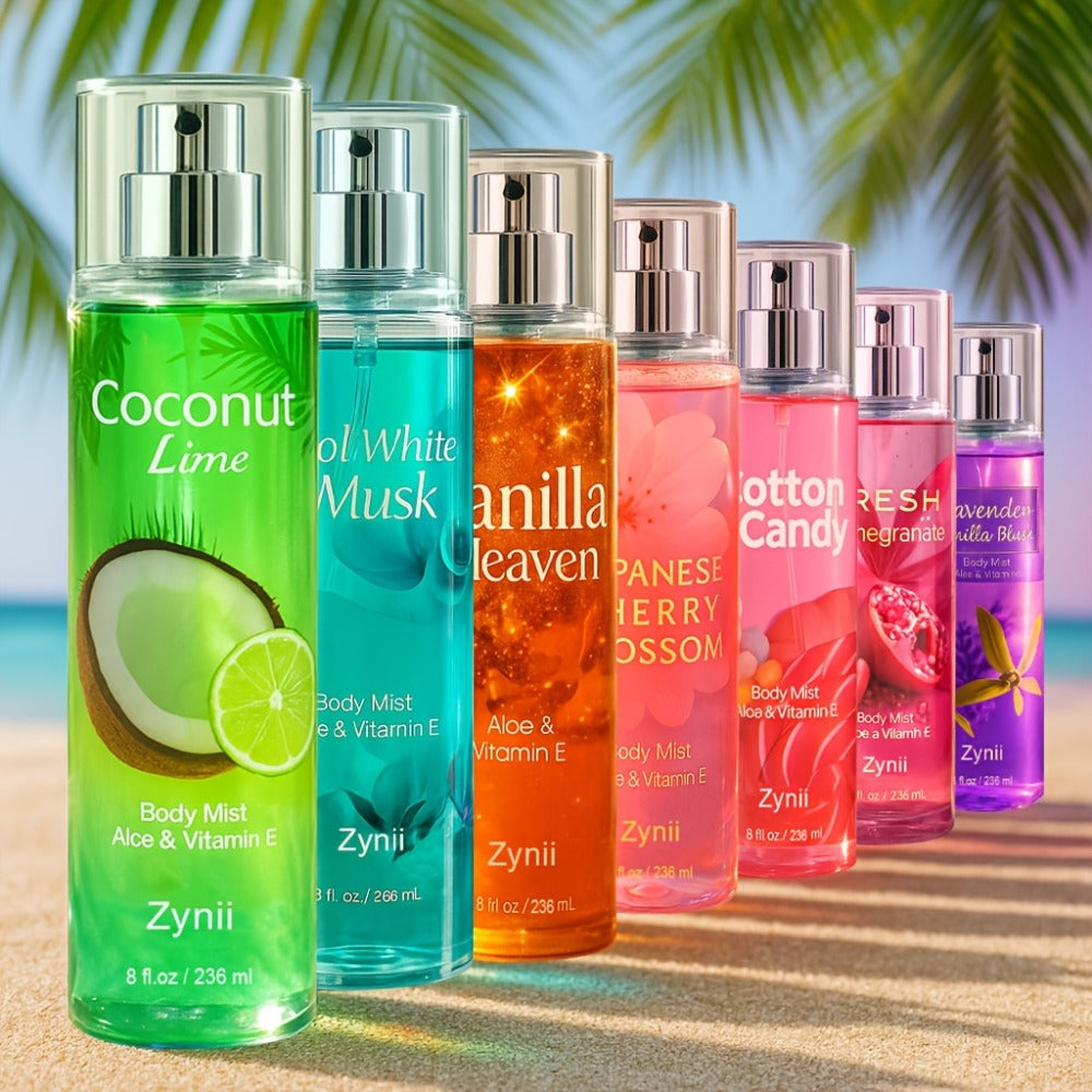 Perfume for Women Long Lasting Floral Fruity Eau de Toilette Spray Non-Greasy Dual-Use Hair & Body Mist 13 Scents 7.98 Fl Oz 