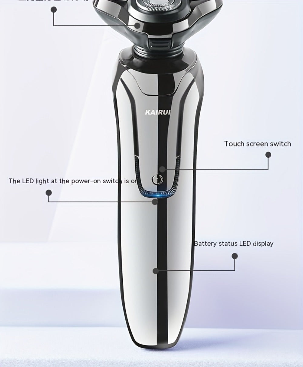 Electric Shaver 4D Floating Triple-Blade Razor with Wet/Dry Waterproof Use, LED Display and Type-C Charging — image 20