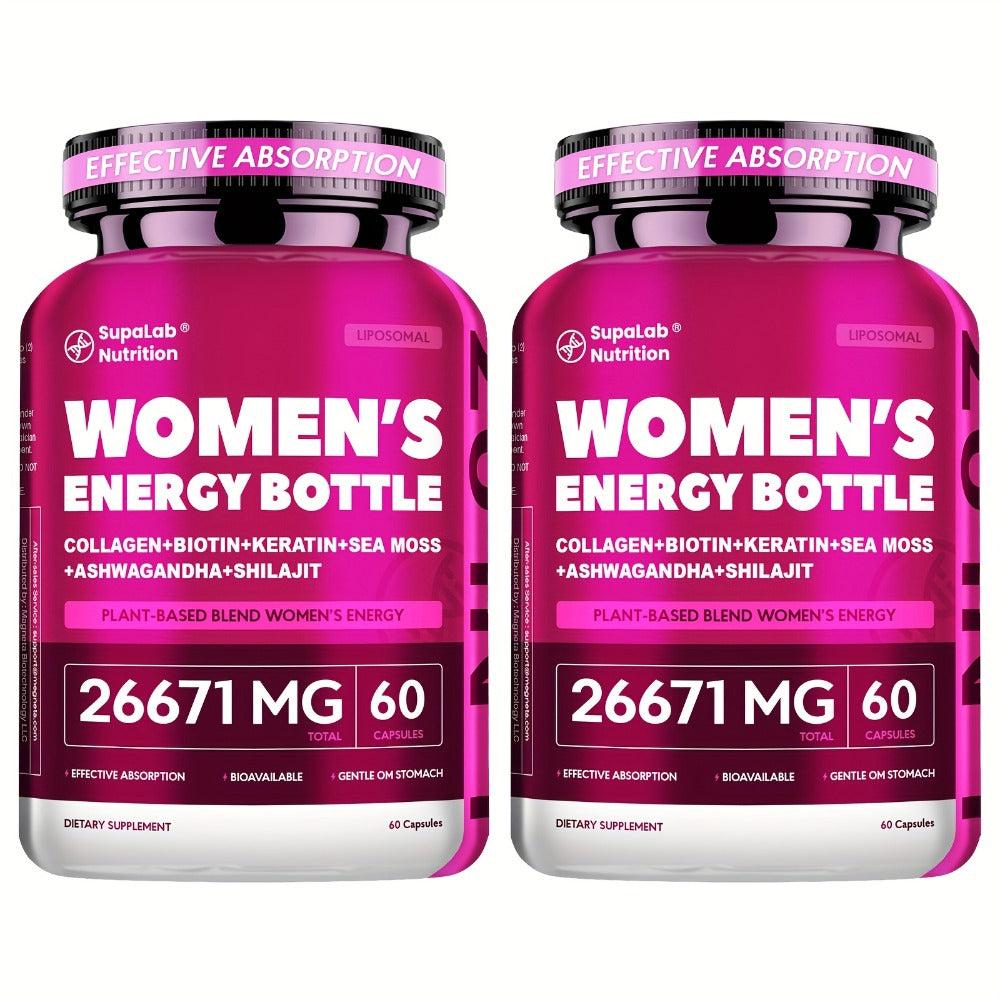 Women's Multivitamin 20-in-1 with Sea Moss, Shilajit & Ashwagandha, Daily Energy, Hormonal Balance — image 5