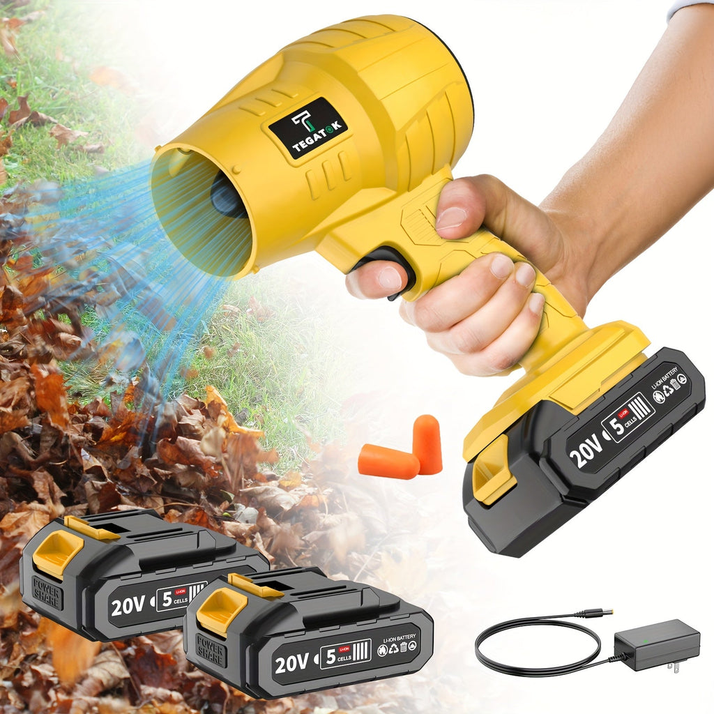 Cordless Air Blower, Electric Jet Dryer Car Snow Dust Leaf Blowing for Garden, Patio and Yard Use — image 1