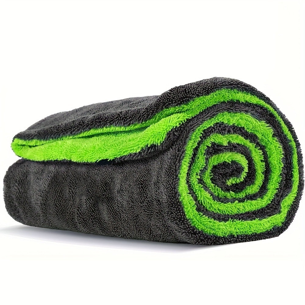 Car Drying Towel in 1400 GSM Microfiber with Two Size Options or Nine-Piece Wash Tool Bundle — image 9