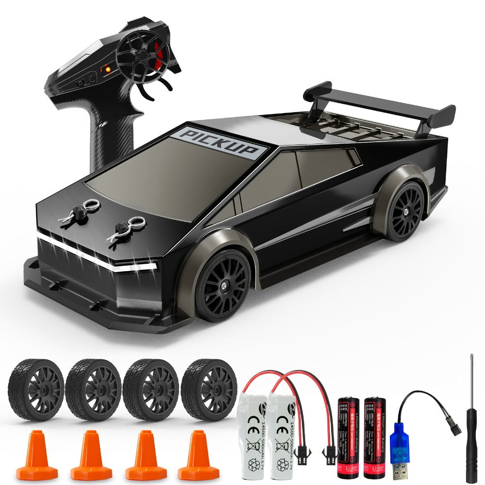 Remote Control Car, DeLorean-Style 1:24 4WD Drift Model with LED Lights, Racing Tires and Two Color Options — image 5