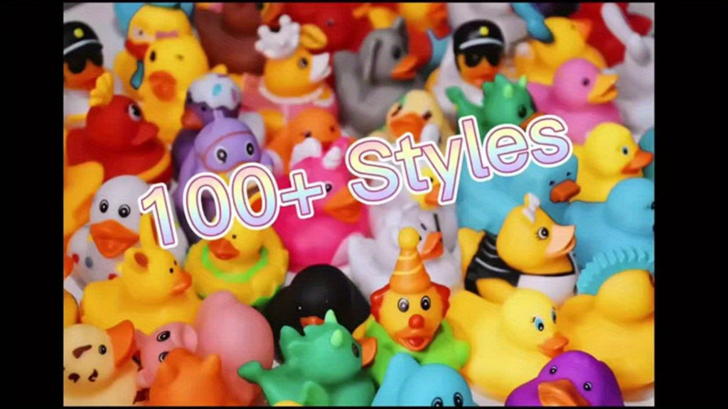 Mini Rubber Ducks Bulk Set, 2" Floating Bath Toy Variety for Kids, Cute Assorted Ducks for Bath Time — image 12