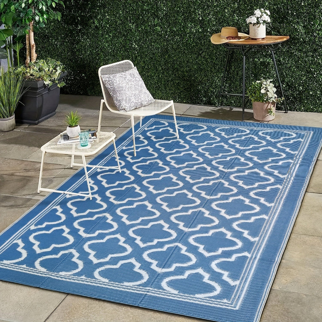 Outdoor Mat | Reversible Foldable Polypropylene RV Camping Patio Picnic — image 7